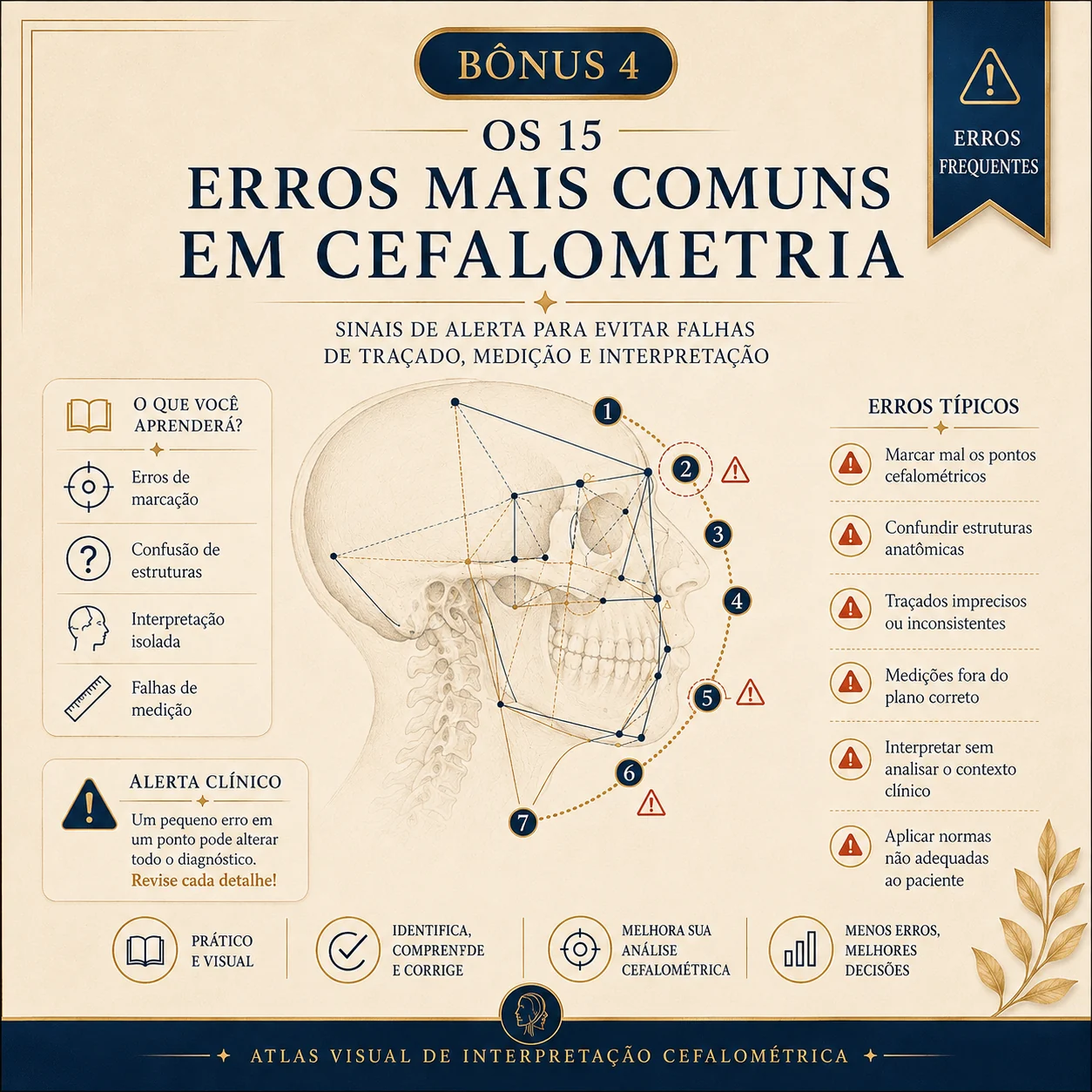Os 15 Erros Mais Comuns em Cefalometria